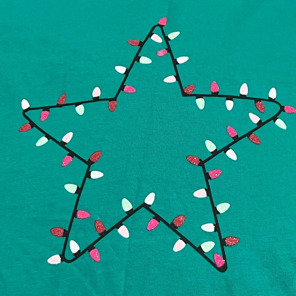 Christmas - Green long sleeve t-shirt - Picture 2 of 3